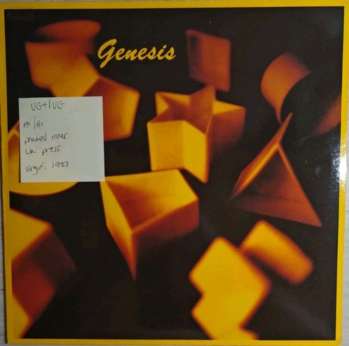 Genesis self titled vinyl - self,