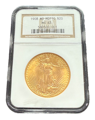 1908 oro 20 - $20,