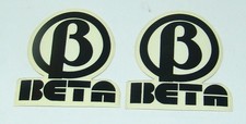 Coppia adesivi beta logo - beta,