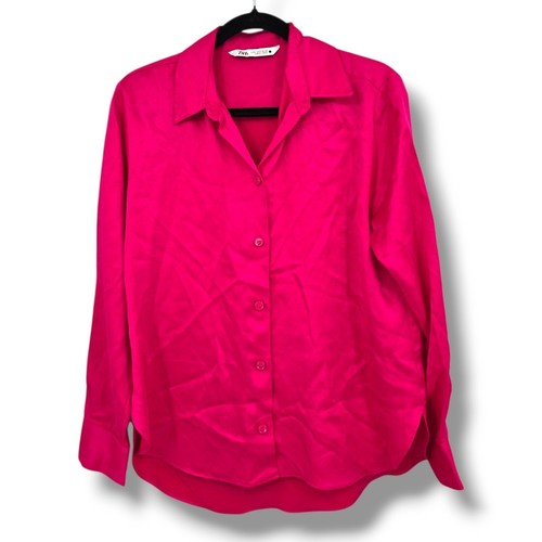 Zara camicia fucsia con