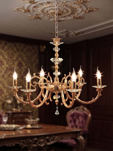 Lampadario classico ottone - classico,