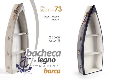 Bacheca barca legno - bacheca, 2