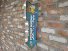 Grande lampada luce birra