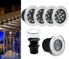 FARETTO INCASSO LED FARO DA ESTERNO LUCE SEGNAPASSO CALPESTABILE IP68 1-3W-5W-7W