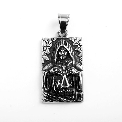 Collana maglia croce biker