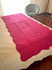 Runner trapuntato per letto matrimoniale