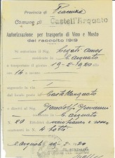 Castell'Arquato 1920