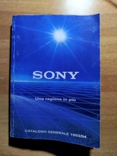 Sony Catalogo generale 1993/94