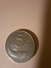 Moneta 5 lire molto rara del