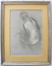 Giuseppe AJMONE (Carpignano 1923–Romagnano Sesia 2005) NUDO 1970 Pastelli 48x33