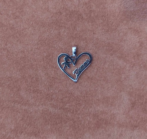 Ciondolo cuore mamma - ciondolo,