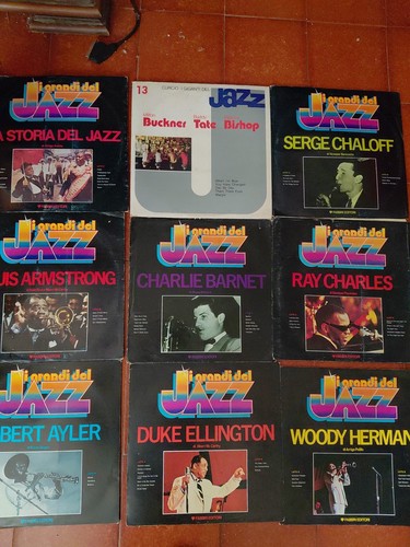 Lotto blocco stock jazz - lotto, 9