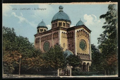 Cartolina landau palatinato - cartolina,