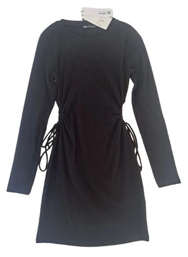 Zara vestito abito tubino nero - zara,