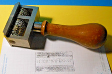 TIMBRO DATARIO  NUMERATORE  UFFICIO  POSTALE