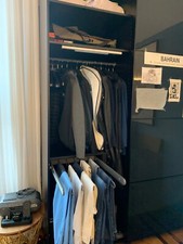 Armadio Ikea Wenge' Ante Scorrevoli Vetri Scuri