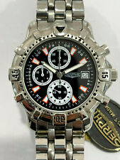 Orologio Serphil Cronografo a batteria quadrante nero sub 100 mt