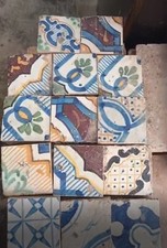 Antiche Maioliche Siciliane da decoro 9 x 9 cm