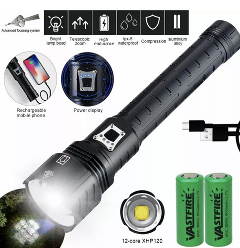 Torcia tattica militare led - torcia,