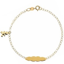 Bracciale Con Targa Bambino