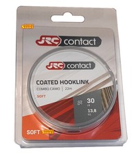 JRC CONTACT COATED HOOKLINK SOFT  30 LB 13,8 KG  TRECCIATO CARPFISHING  22 MT