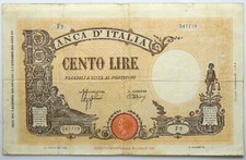 Italia - BANCONOTA - 100 lire