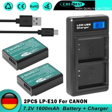 2x batteria LP-E10 + doppio