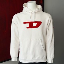 DIESEL 1990s white Hoodie with
