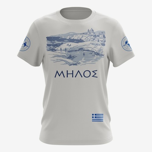Shirt viaggio milos - t-shirt,