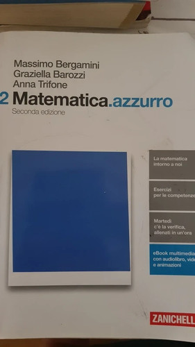 Isbn 9788808879592 matematica - 9788808879592,