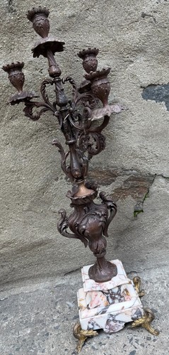 Candelabro circa 1880 con base