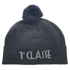 Alviero Martini 1A Classe Cappellino con pom-pon in misto lana Nero