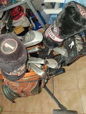 Saca Da Golf Con Mazze E Carrello Porta Saca