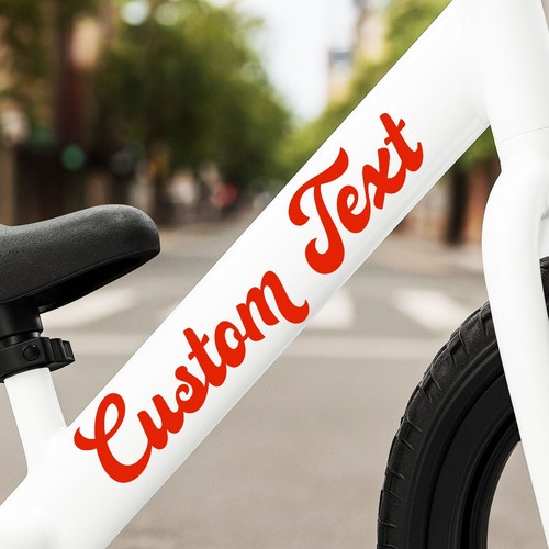 Decalcomanie nome telaio - nome, bici