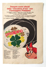 Pubblicita' Formaggino Prealpino Dischi Zecchino D'Oro Old Advertising 1968 (T6)