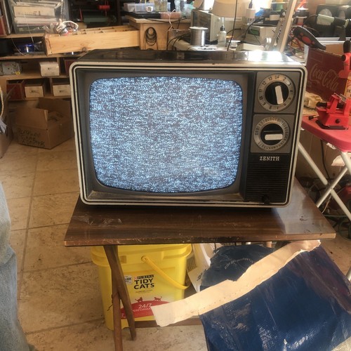 Vintage zenith retro - tv,