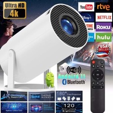 Mini Proiettore 4K 10000 Lumen LED 1080P WiFi Bluetooth UHD Portatile Home Theater