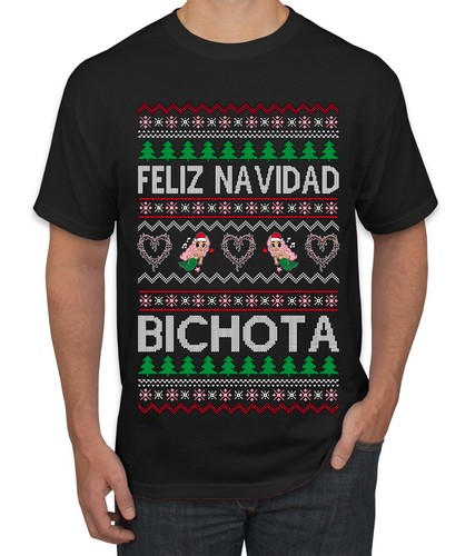 Shirt uomo feliz navidad - t-shirt,