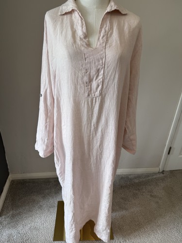 Maxi abito popover lino made - popover,