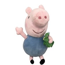 George Plush In Dinosaur Shirt