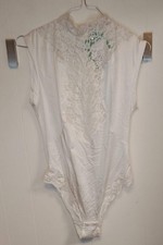 Body Donna Bianco con Pizzo