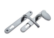 FAB & FIX Balmoral 92 Leva/Pad mobili UPVC - Cromo lucido - 1D101