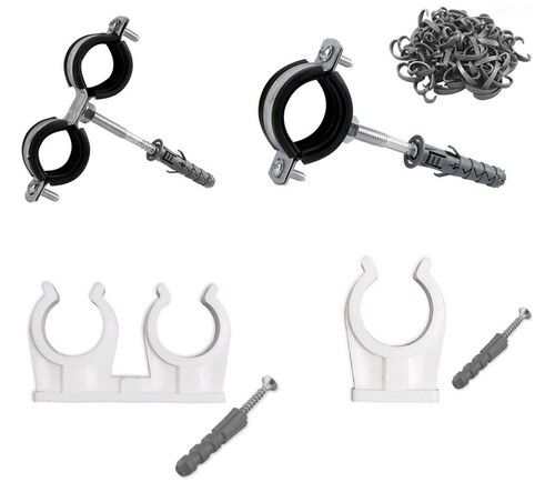 Clip per tubo - , supporto