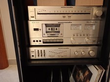Impianto Stereo Hi Fi vintage Marantz con casse Ess Air Motion e Giradischi 