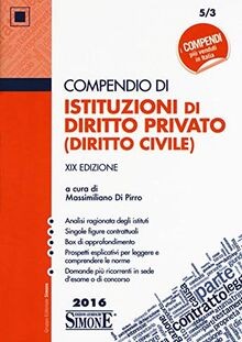 Compendio istituzioni di - istituzioni,