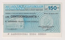 Miniassegni banca popolare - banca,