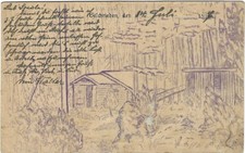 CARTOLINA DISEGNATA PRIMA