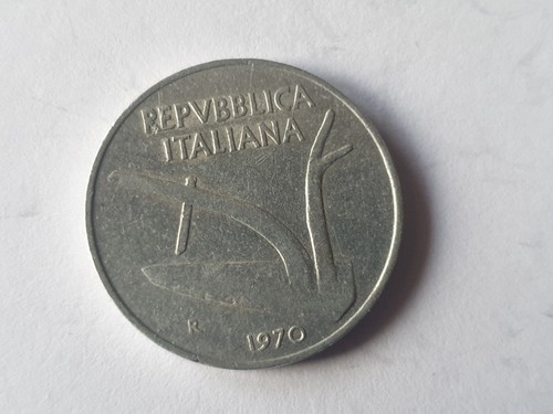 Repubblica italiana lire - repubblica, 10