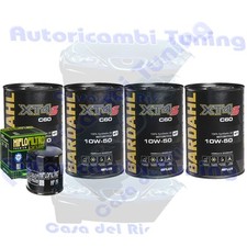 Kit Tagliando Olio Bardahl  XT4S 10W50 Per Triumph 800 Bonneville T100 2003>2004