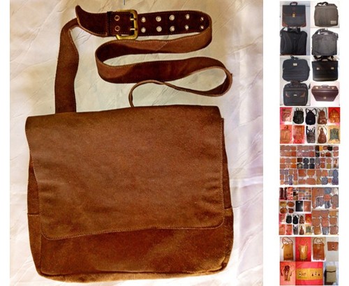 Borsa tracolla in vera - ,